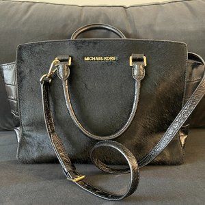 Michael Kors Selma Calf Hair Satchel